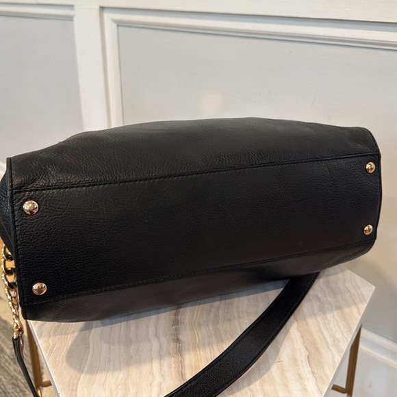 Michael Kors Bag Vintage Rose Gold Hamilton Pebbled Leather Chain Tote Bag - Picture 7 of 17